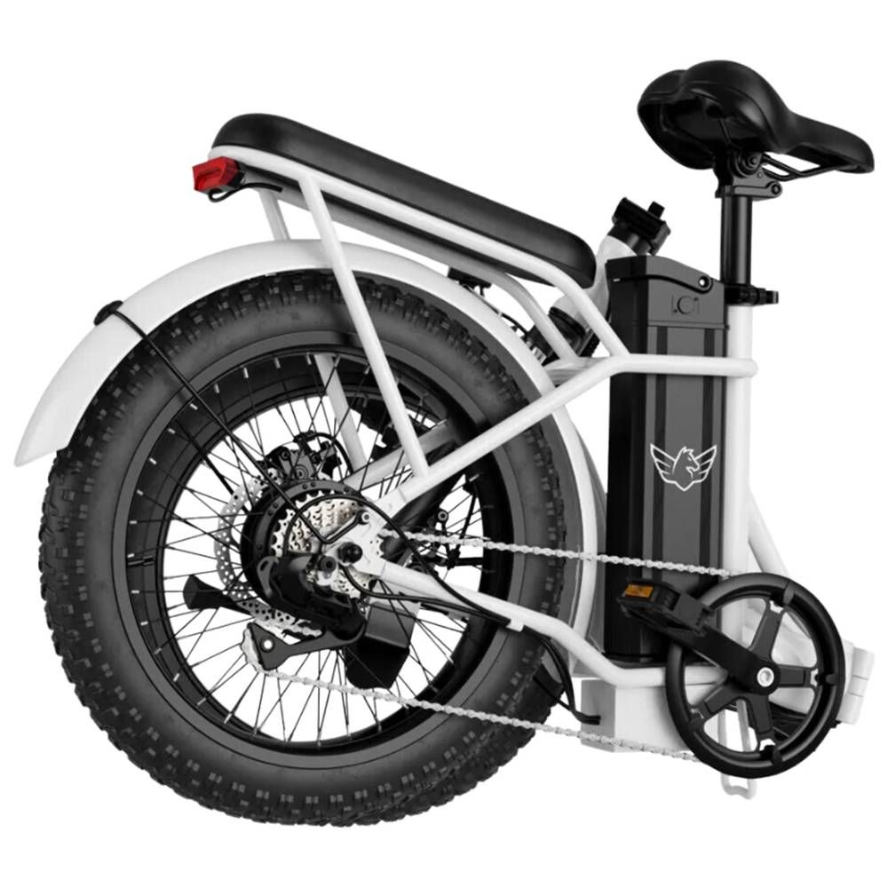 Megawheels - Carbon Alloy Foldable E-Bike - White