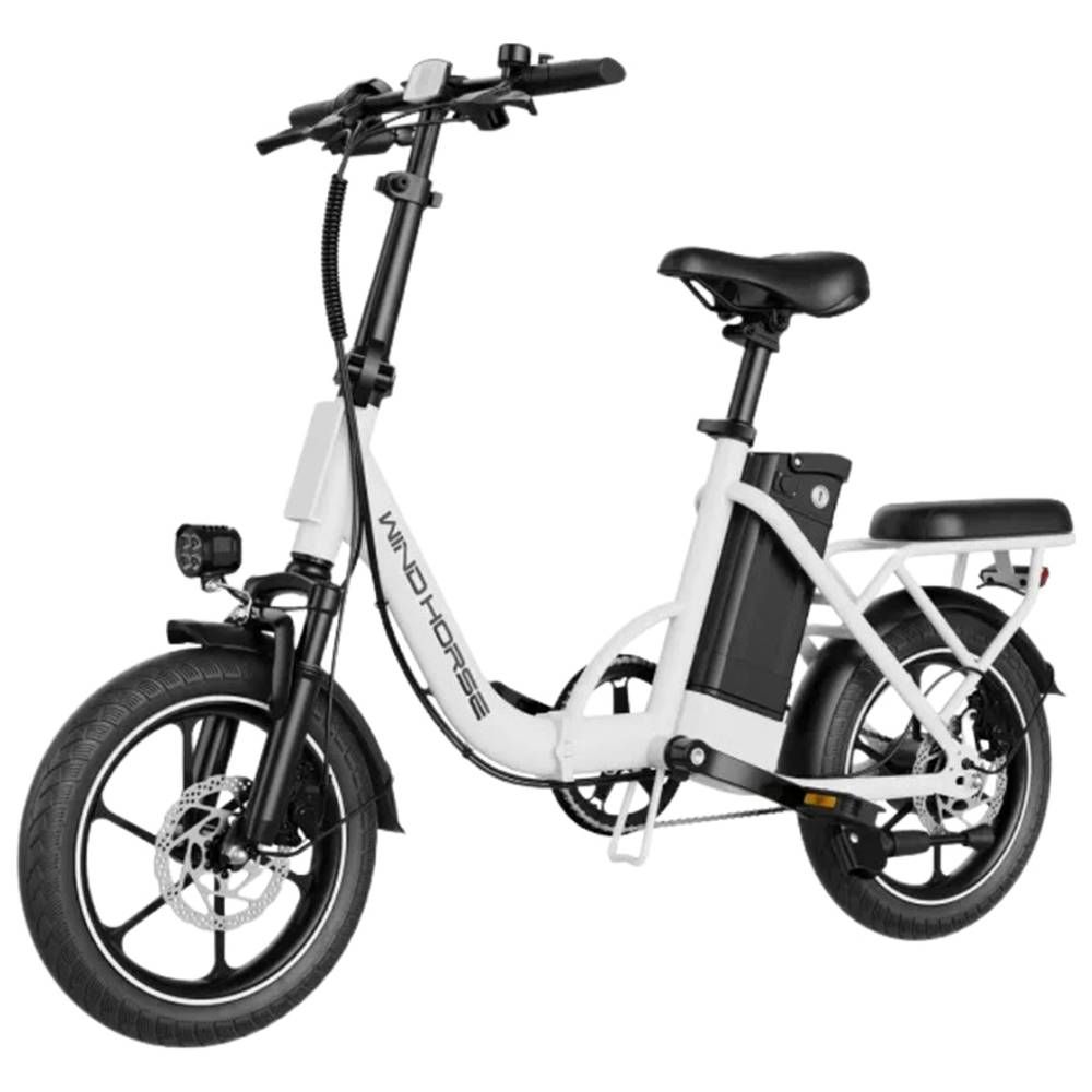 Megawheels - Carbon Alloy Foldable E-Bike - White