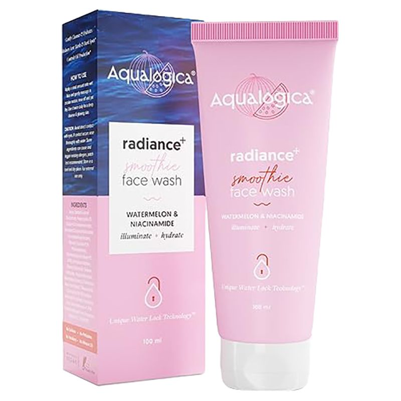 Aqualogica - Radiance+ Smoothie Face Wash w/ Watermelon & Niacinamide - 100 ml