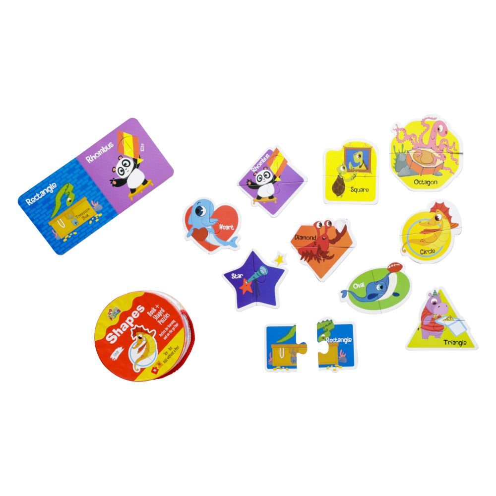 Shapes Puzzle 20pcs With Puzzle Book