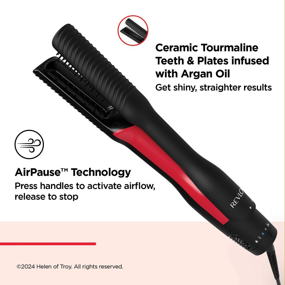 Revlon - One-Step Air Straight 2-In-1 Dryer & Straightener