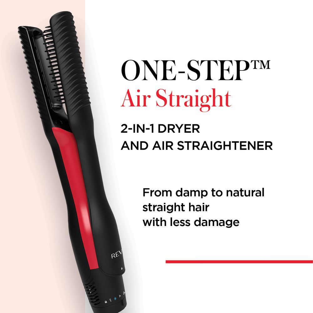 Revlon - One-Step Air Straight 2-In-1 Dryer & Straightener