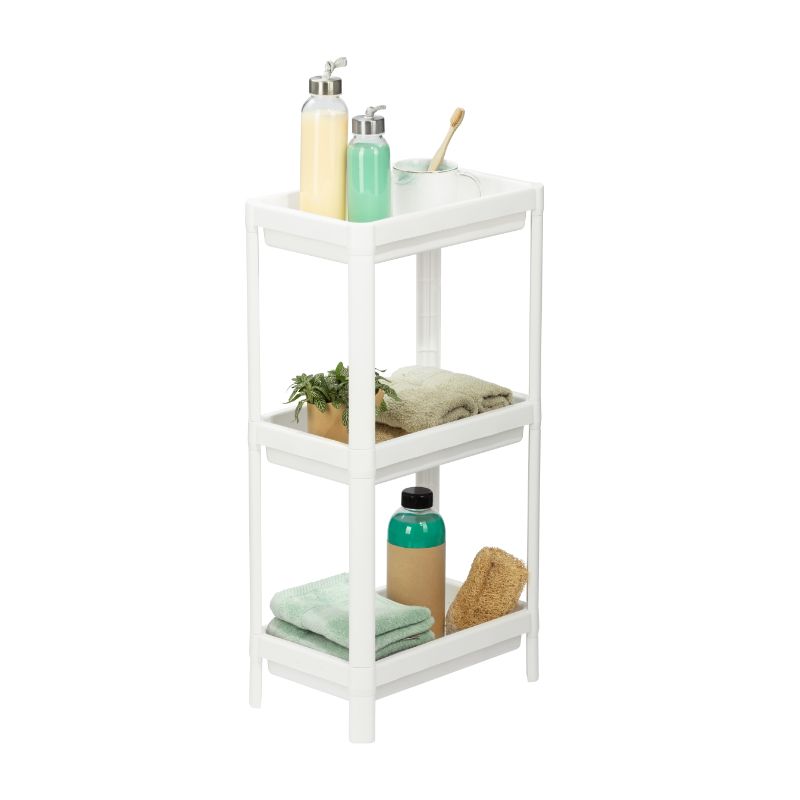 Inochi - Tokyo 3-Tier Multi-Purpose Storage Shelf - Grey