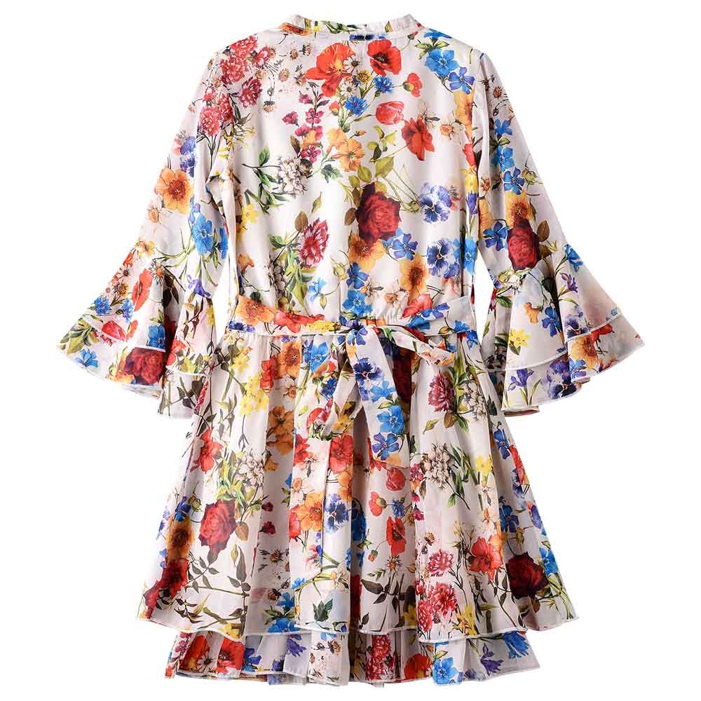 Jelliene - Tween Trends Breezy Style Floral Crush Dress