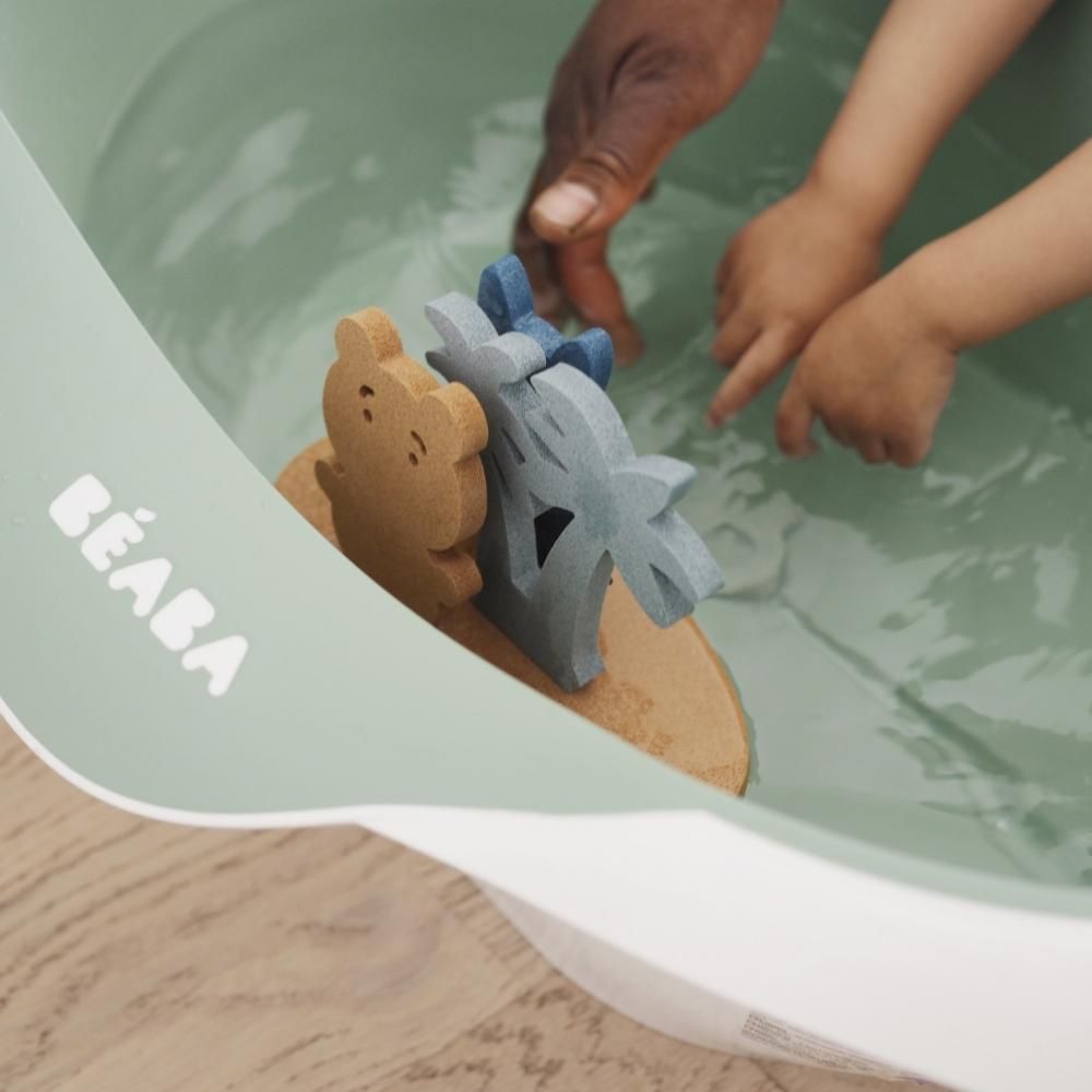 Beaba - Baby Bath Camele'O 1st Age - Sage Green