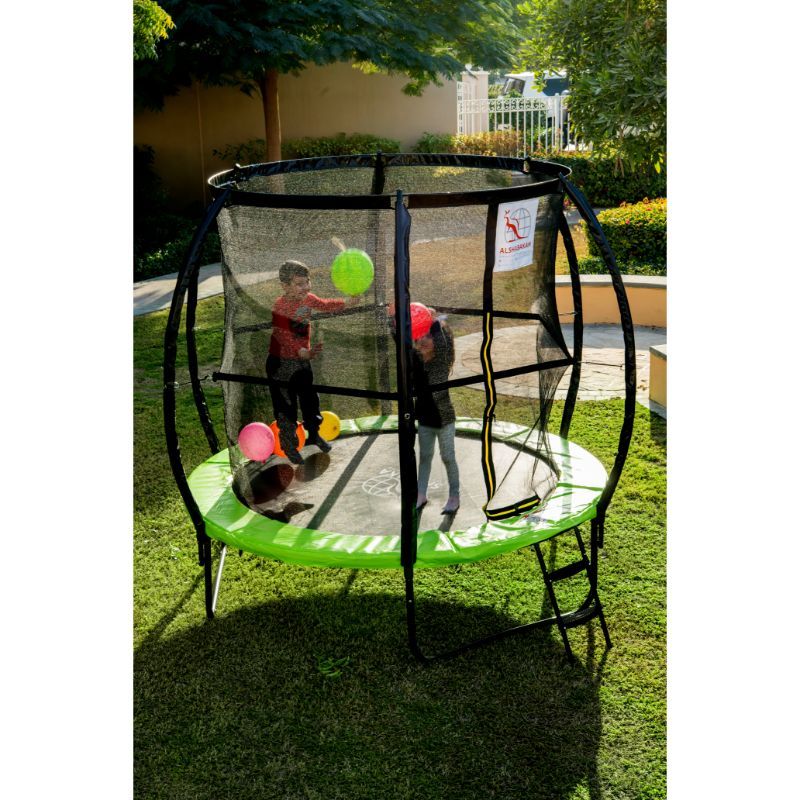 Australian Kangaroo Trampoline - 8ft - Green