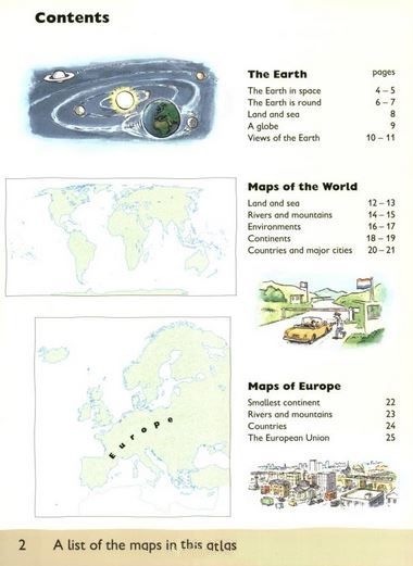 كتاب أطلس الأساسي"Essential Atlas" من كتب اكسفورد