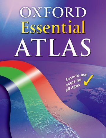 كتاب أطلس الأساسي"Essential Atlas" من كتب اكسفورد