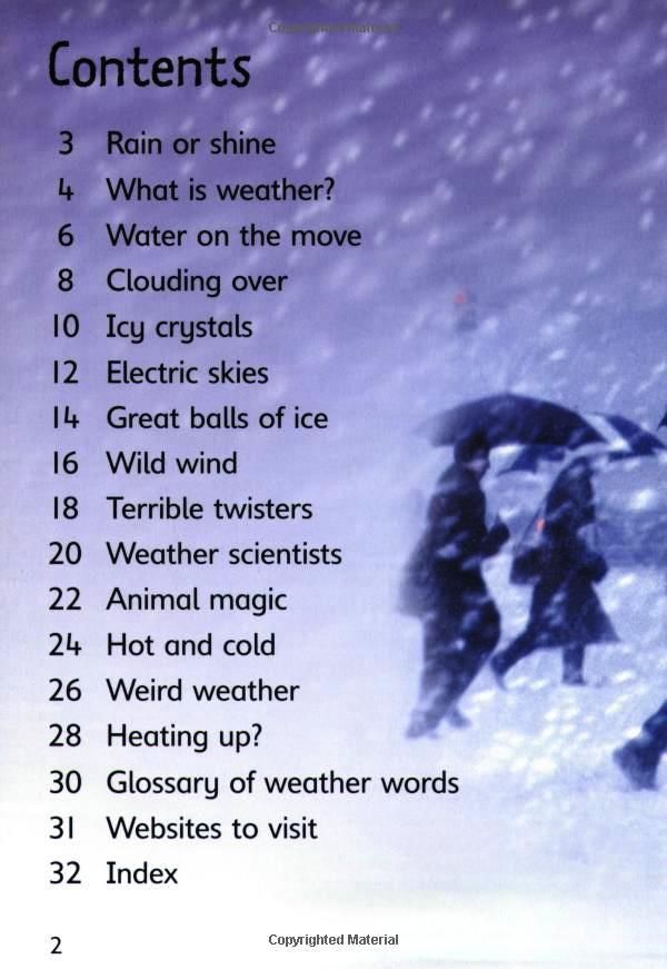 Usborne Books - Beginners: Weather