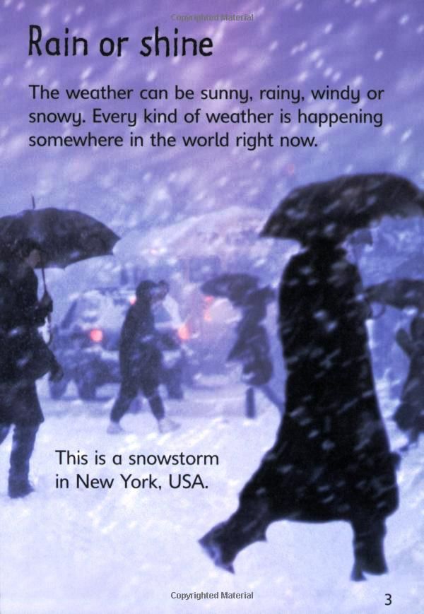 Usborne Books - Beginners: Weather