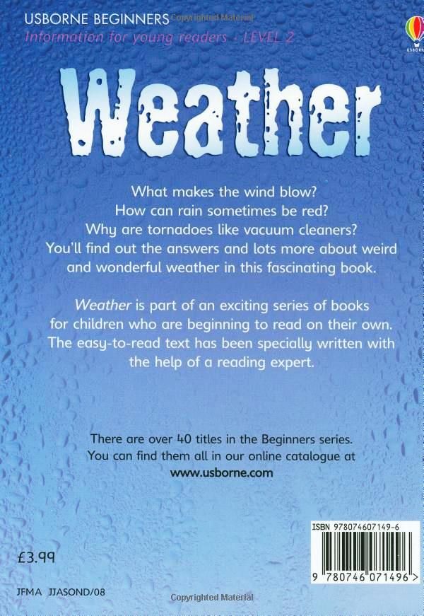 Usborne Books - Beginners: Weather