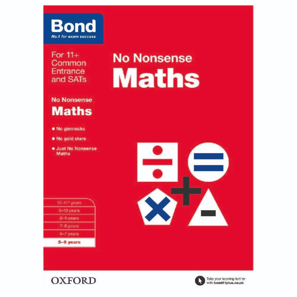 Oxford Books - Bond No Nonsense Maths (5-6)