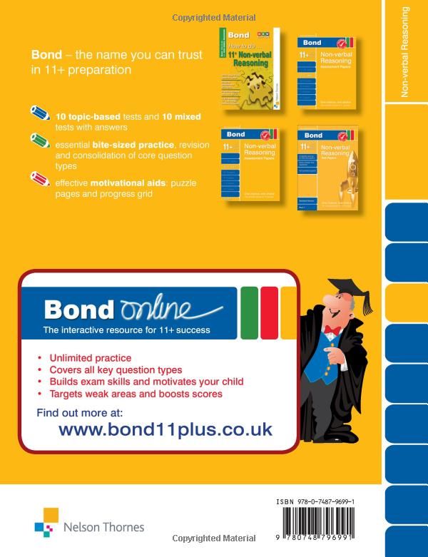 Oxford Books - Bond 10 Minute Tests 10 - 11 years Non-verbal Reasoning