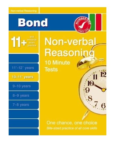 Oxford Books - Bond 10 Minute Tests 10 - 11 years Non-verbal Reasoning