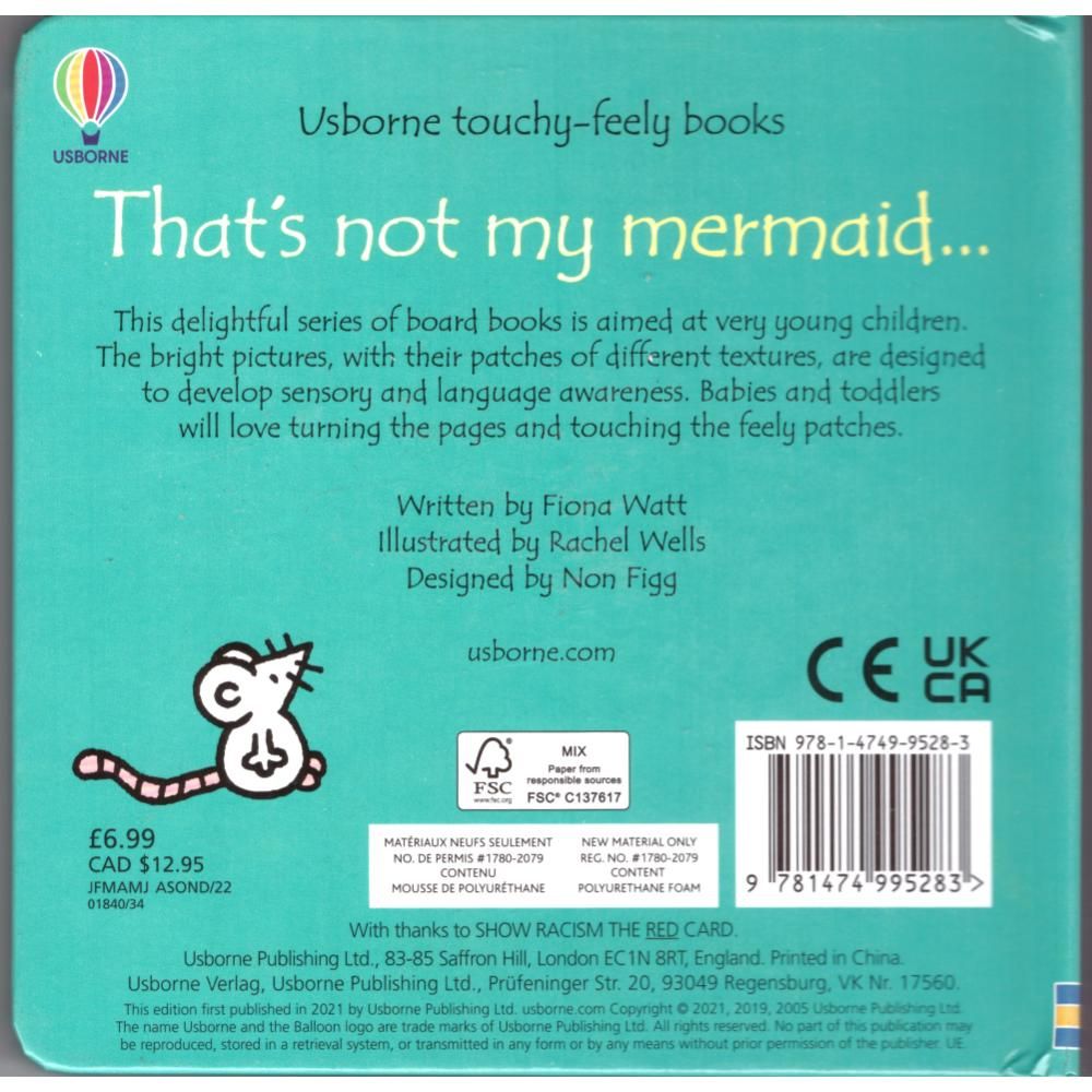 Usborne Books: That's Not My Mermaid