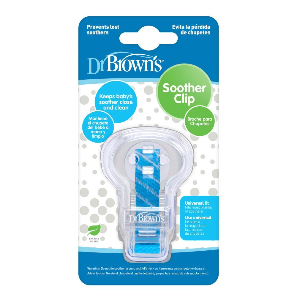 Dr. Brown's - Pacifier Soother-Clip Blue