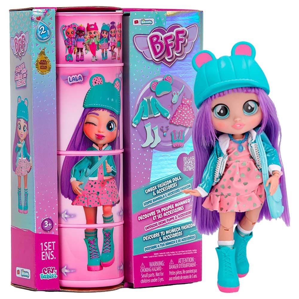 BFF - Cry Babies Doll - Lala - 8-Inch