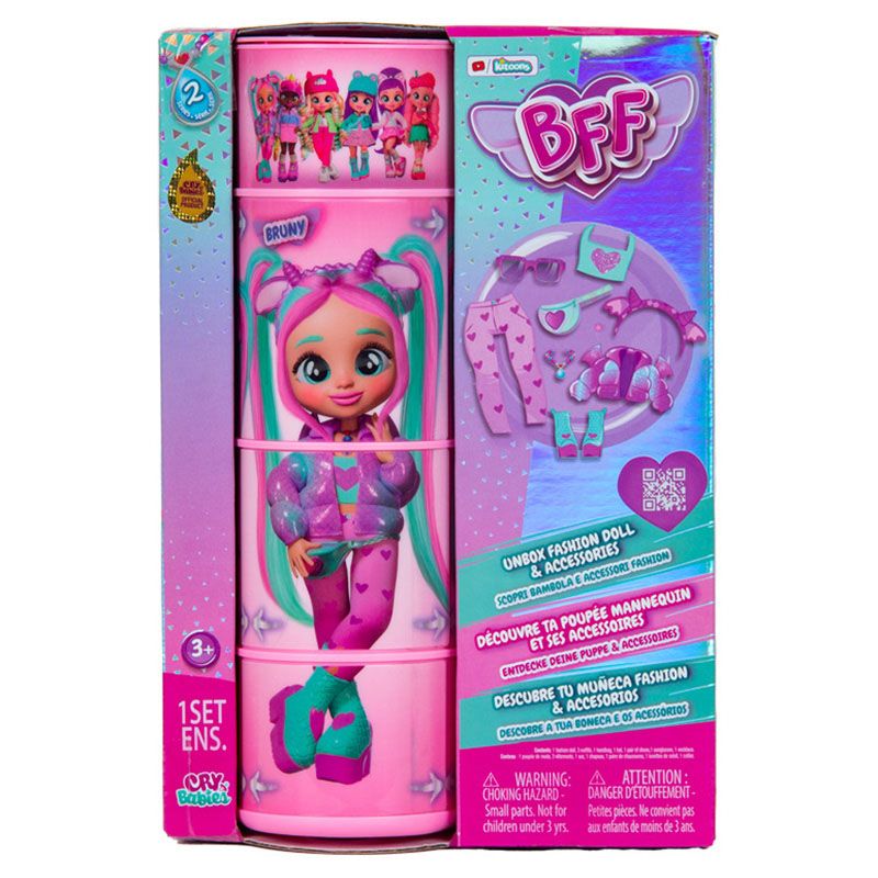 BFF - Cry Babies Doll - Bruny - 8-Inch