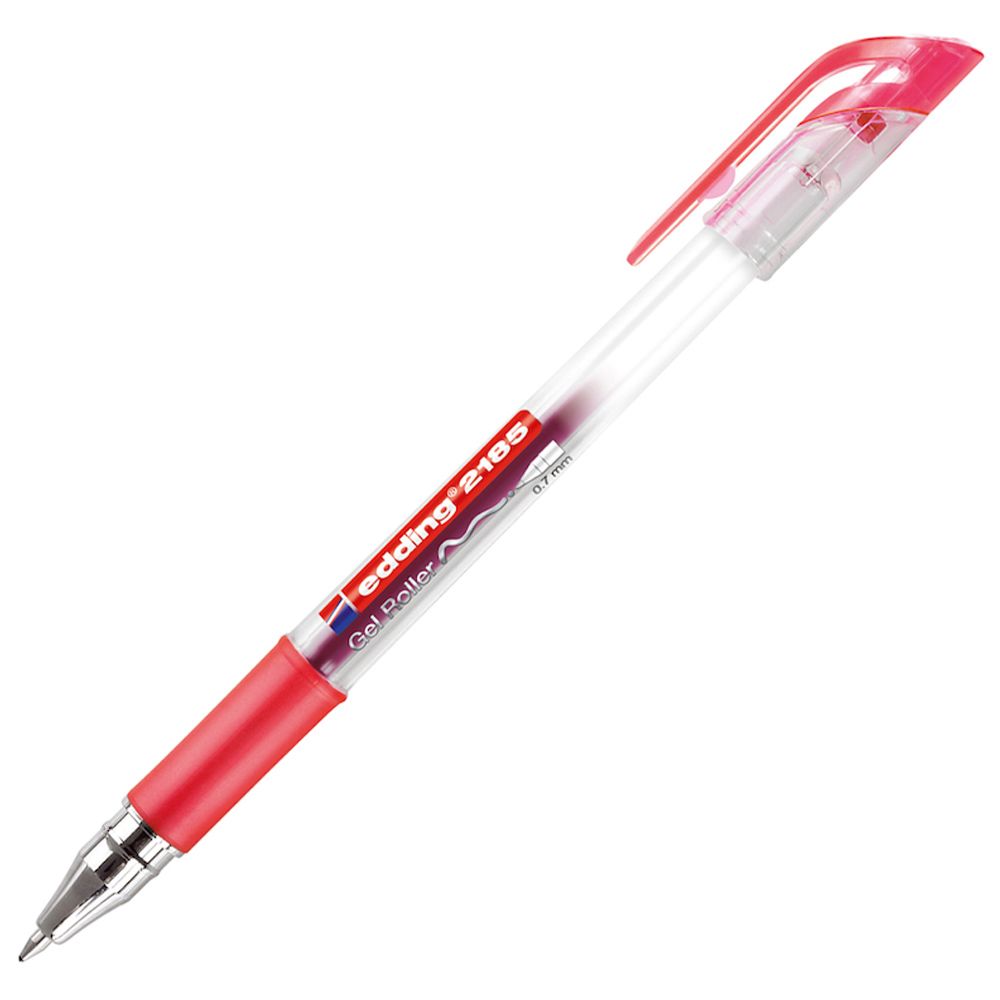 TTS - Rollerball Gel Pen - Red - Pack of 12