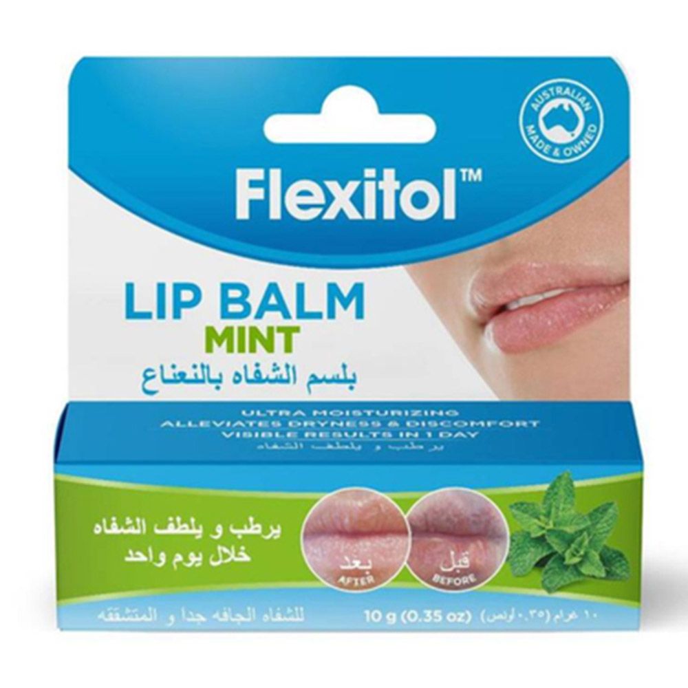 Flexitol - Lip Balm - Mint - 10 gm