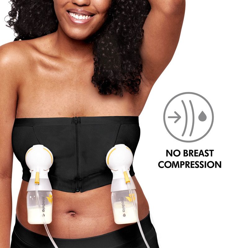 Medela - Easy Expression Hands Free Pumping Bra - Black