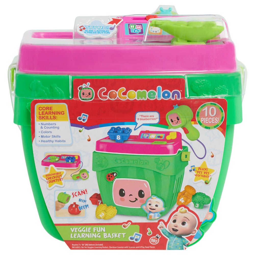 Cocomelon - Veggie Fun Learning Basket - 10pcs