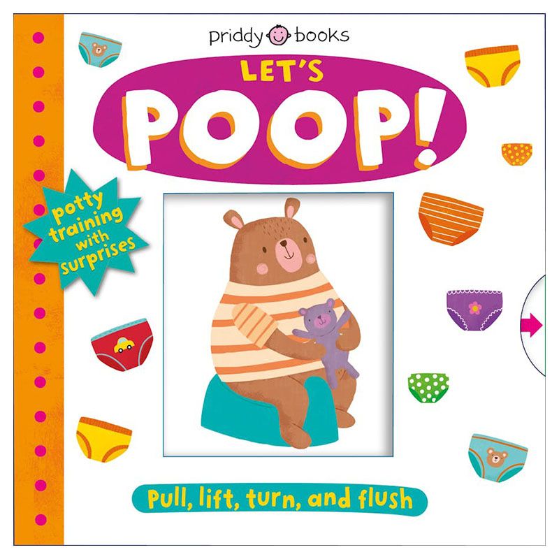 قصة My Little World: Let's Poop!: A Turn-The-Wheel Book For Potty Training