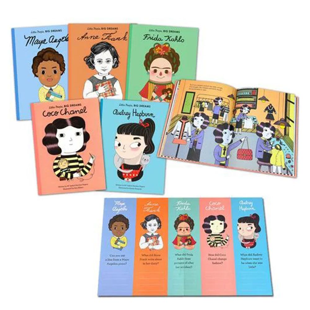 Little People Big Dreams: Inspiring Artists And Writers - Pack of 5