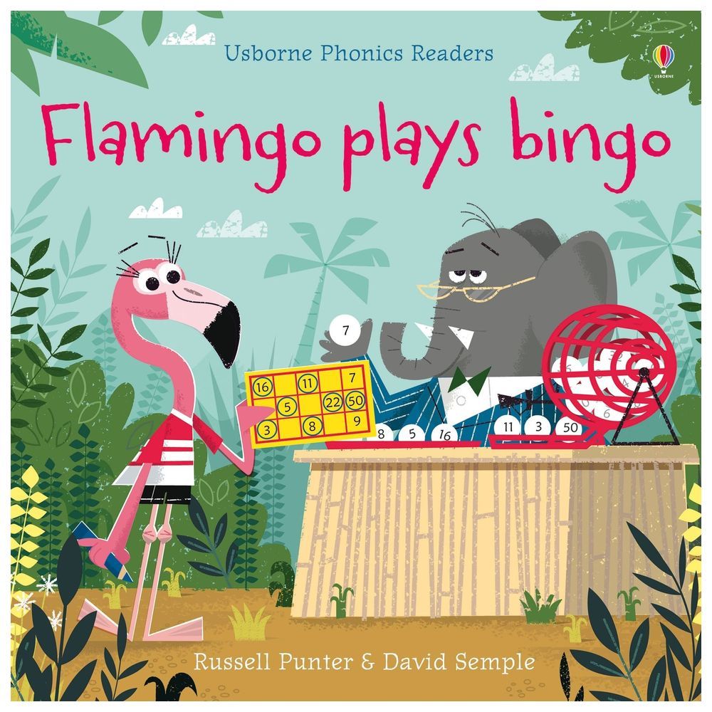 Usborne Books - Phonics Readers: Flamingo Plays Bingo