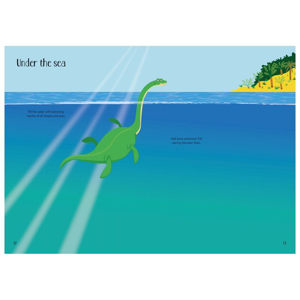 Usborne Books - Little First Stickers - Dinosaurs