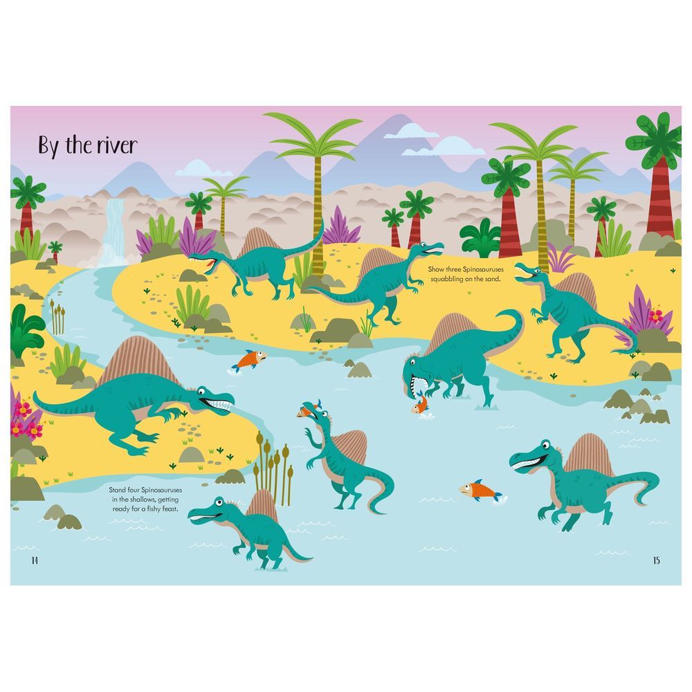 Usborne Books - Little First Stickers - Dinosaurs