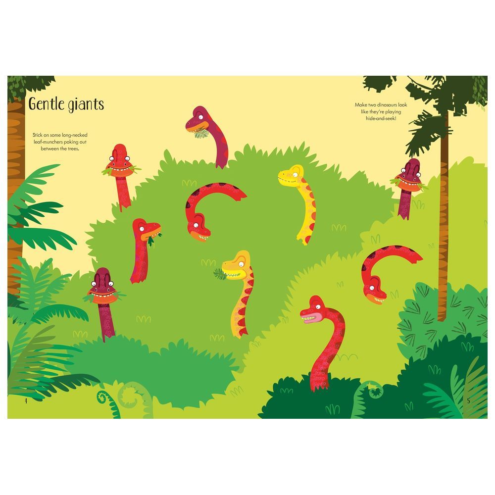 Usborne Books - Little First Stickers - Dinosaurs