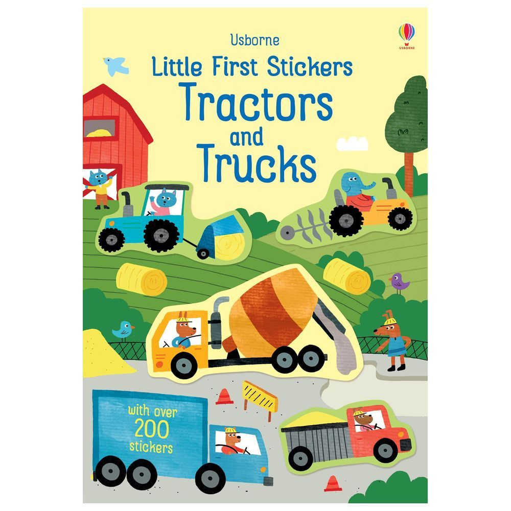 Usborne Books - Little First Stickers - Tractors & Trucks