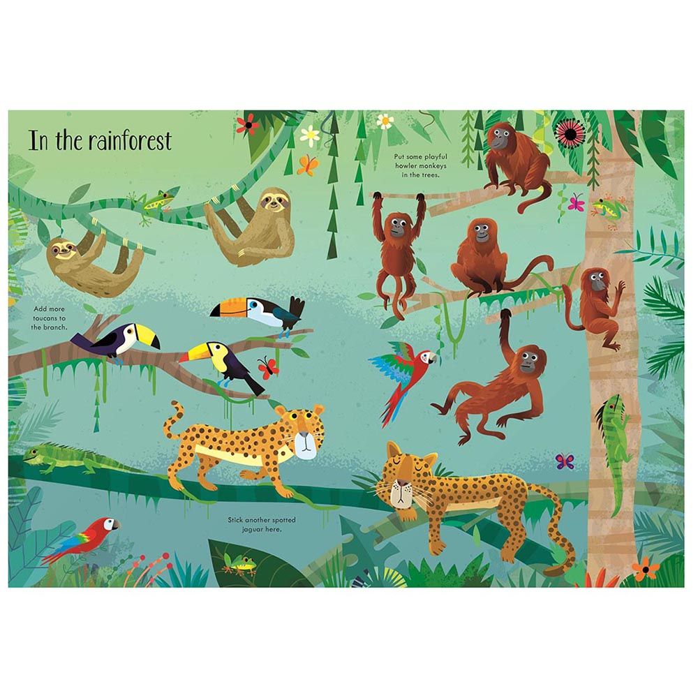 Usborne Books - Little First Stickers: Animals