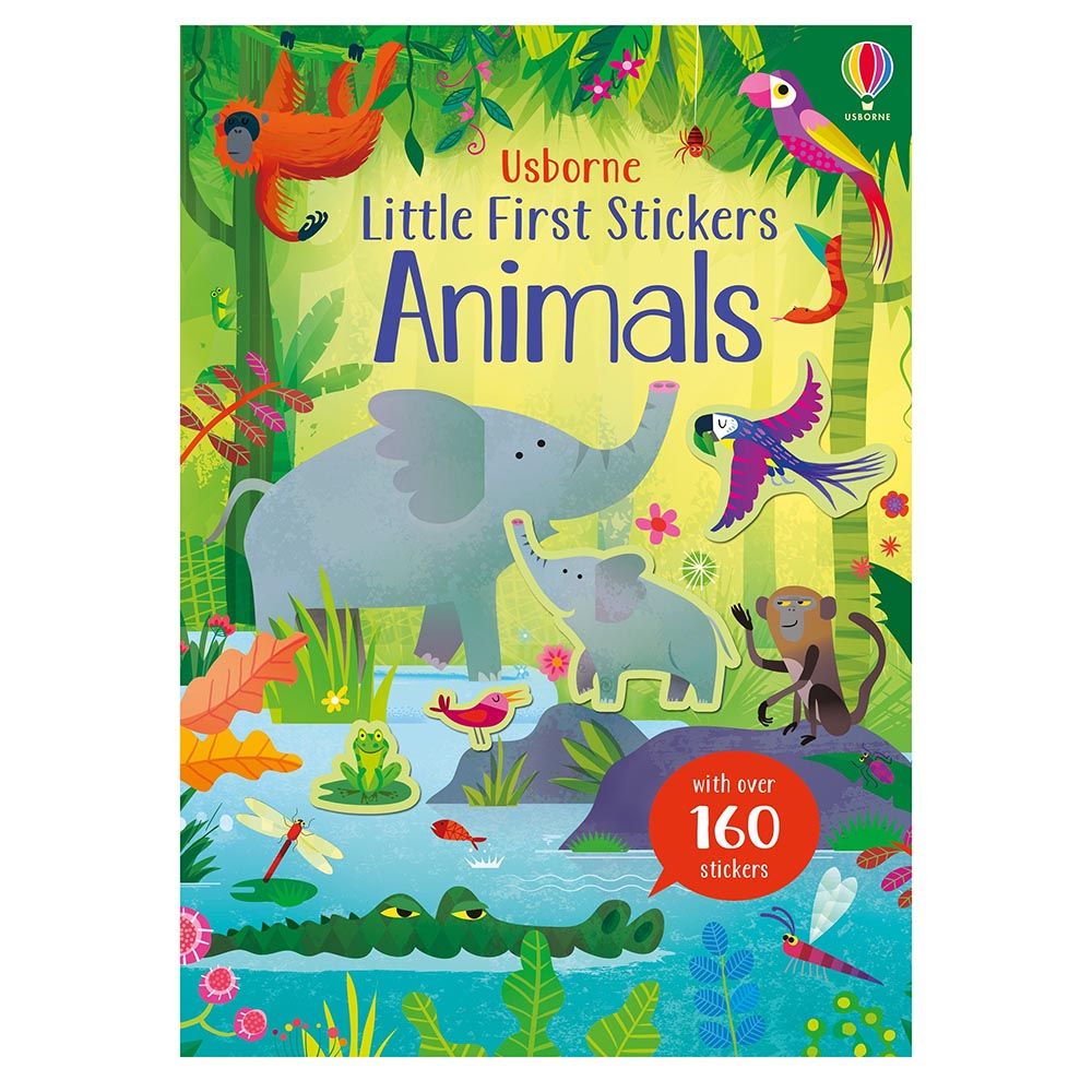 كتب أسبورن-  كتاب Little First Stickers: Animals