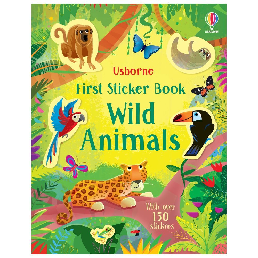 Usborne Books - First Sticker Book - Wild Animals