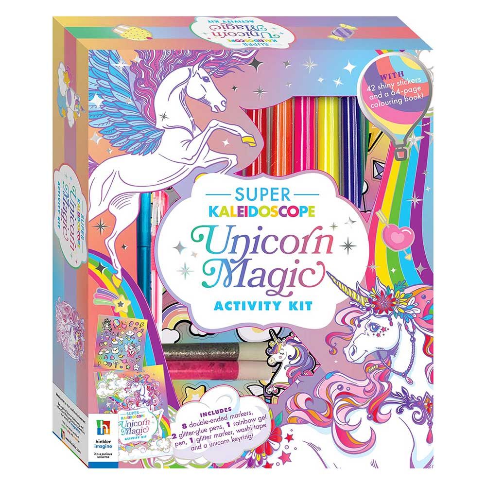 Hinkler - Super Kaleidoscope: Unicorn Magic Activity Kit