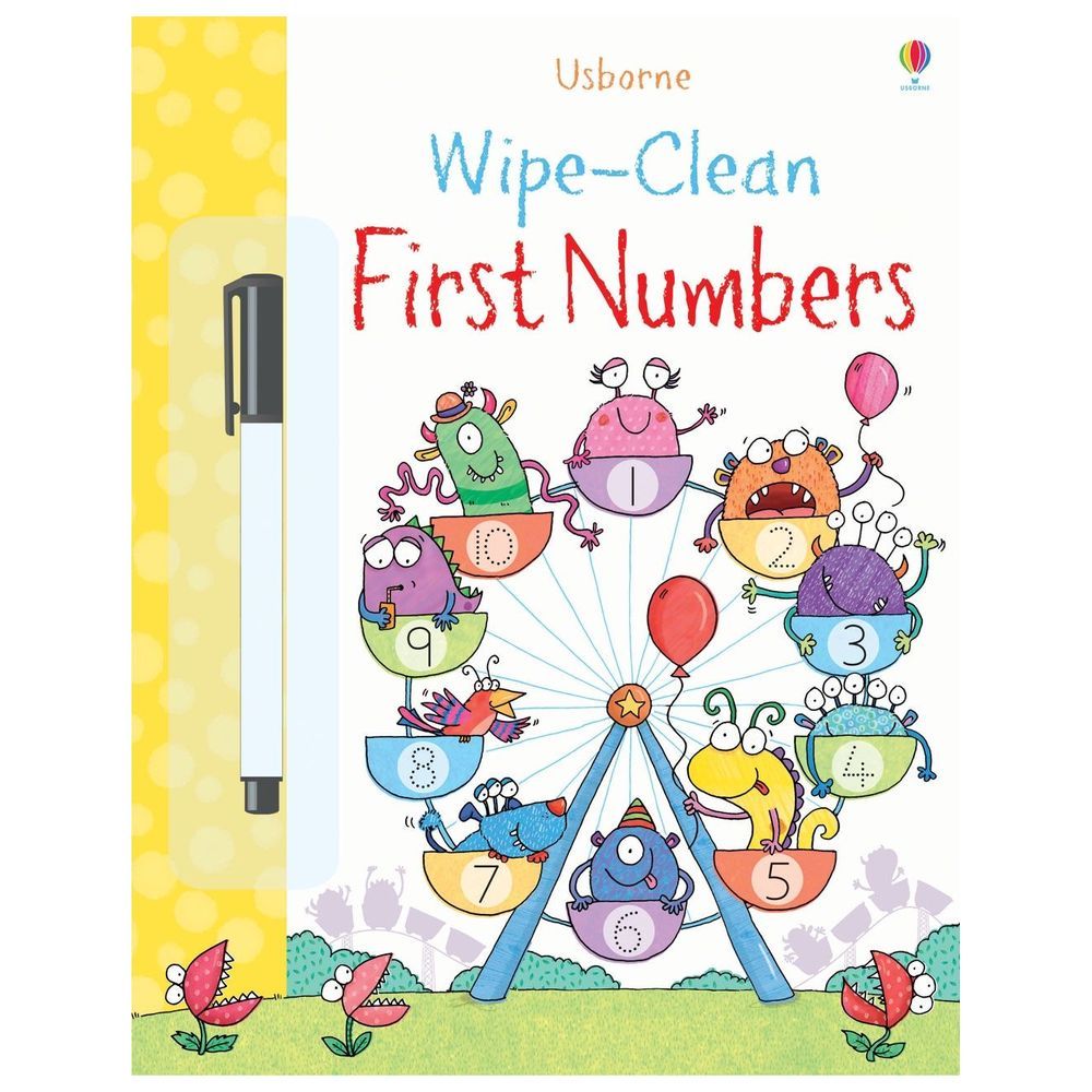 كتب Usborne - مسح نظيف - الأعداد الأولى