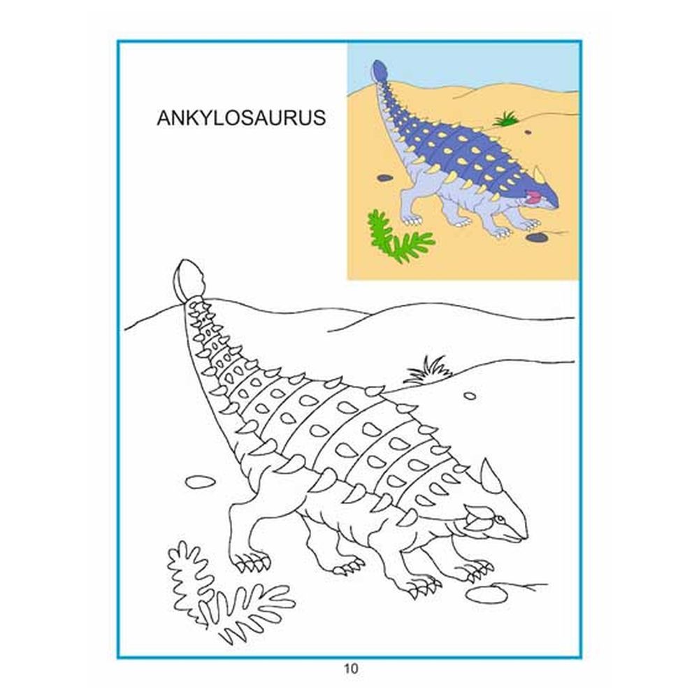 كتاب - Creative Colouring Book - Dinosaurs