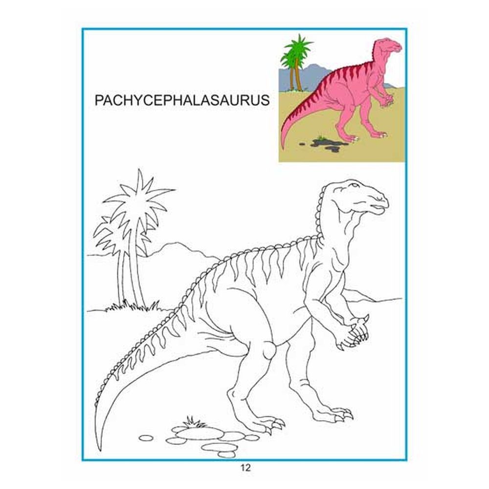 كتاب - Creative Colouring Book - Dinosaurs