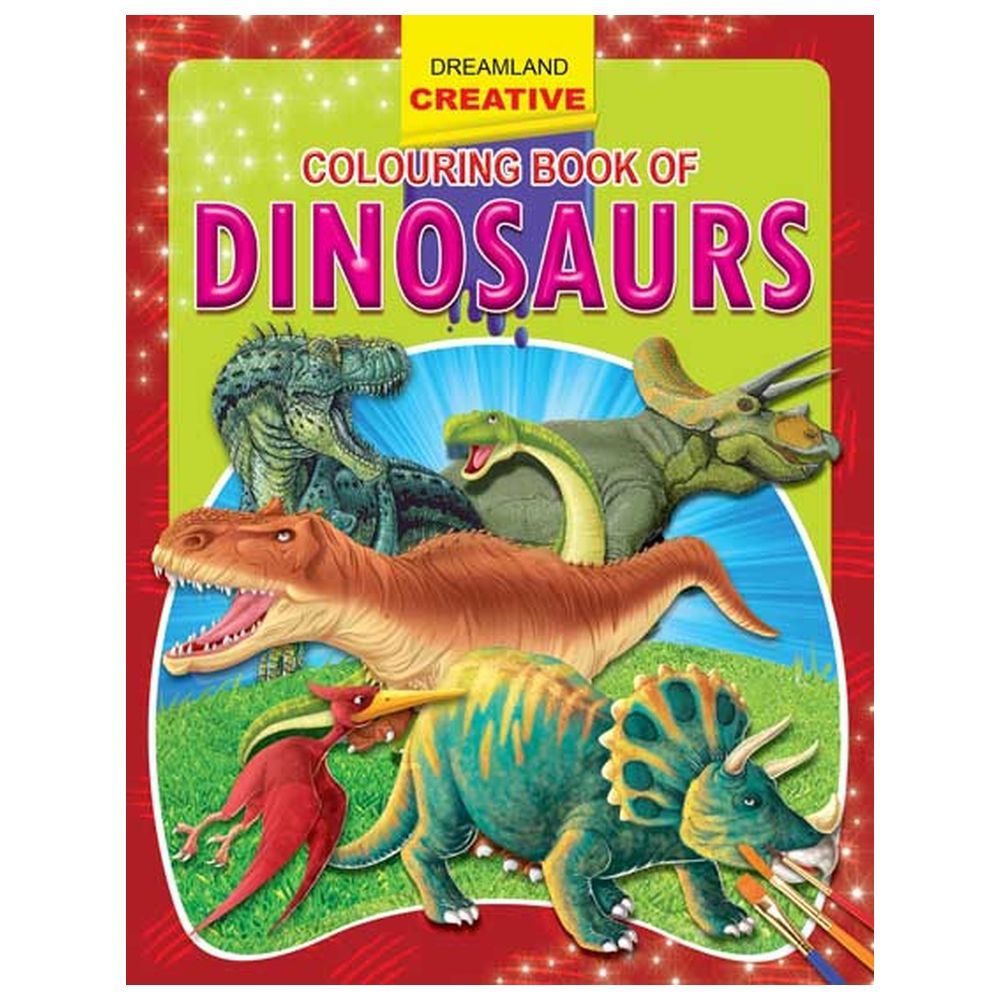 كتاب - Creative Colouring Book - Dinosaurs