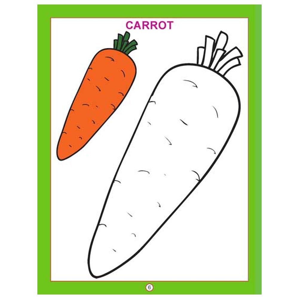 كتاب - Copy Colour Book - Vegetables