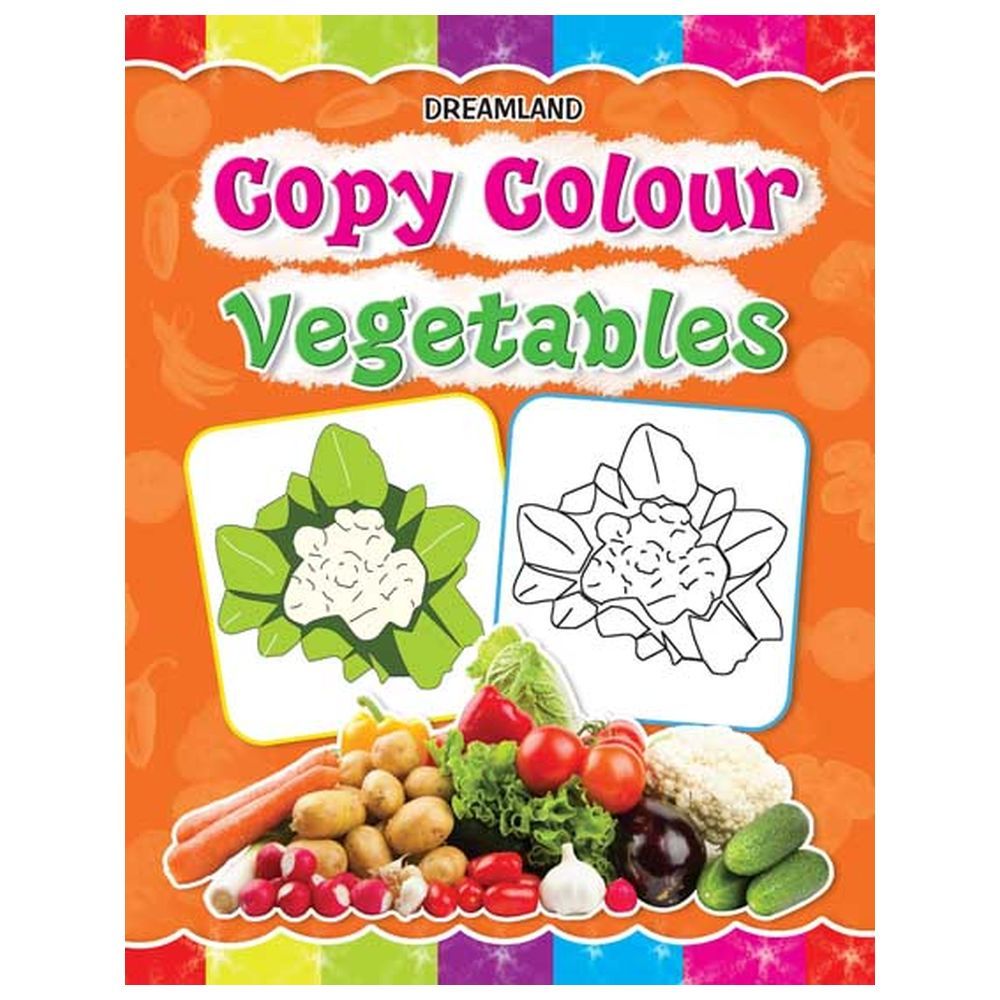 كتاب - Copy Colour Book - Vegetables