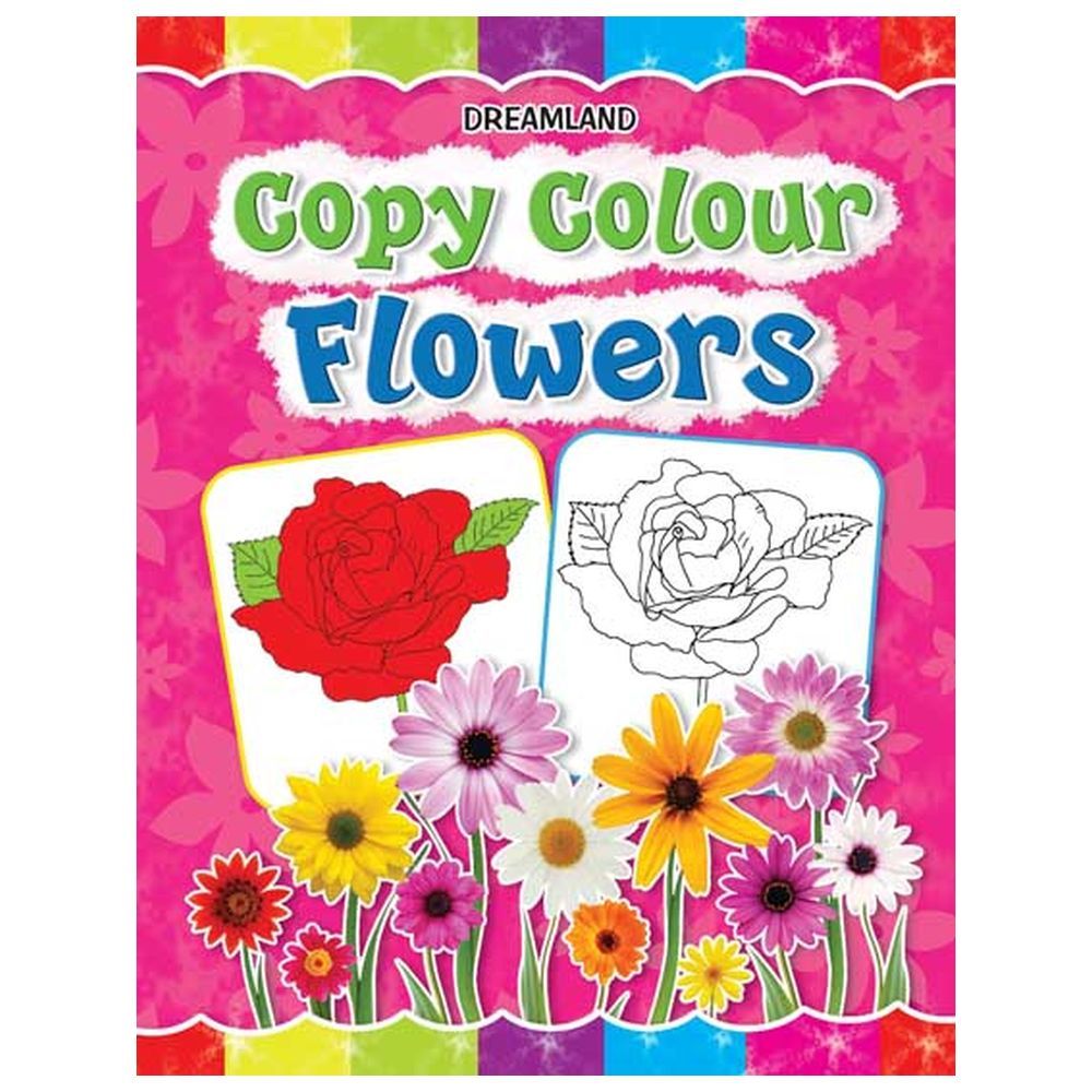 Copy Colour Book - Flowers