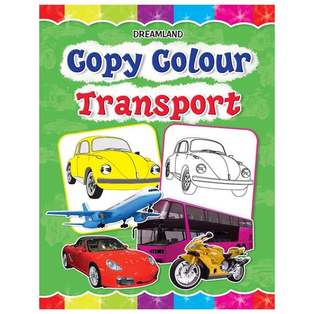 Copy Colour Book - Transport