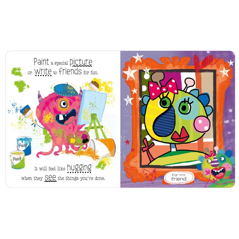 Make Believe Ideas - The Very Hungry Worry Monsters Can I Have a Hug? Board Book