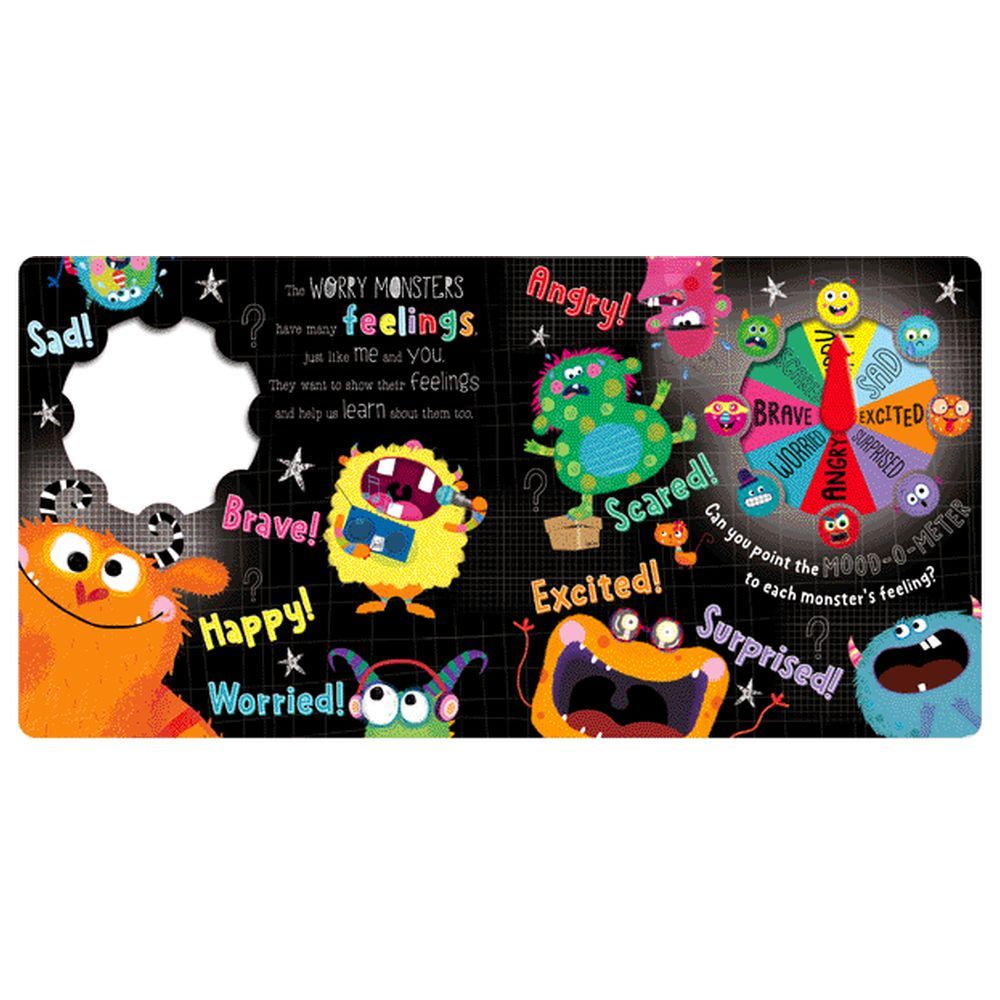 Make Believe Ideas - The Very Hungry Worry Monsters Mood-o-meter Board Book