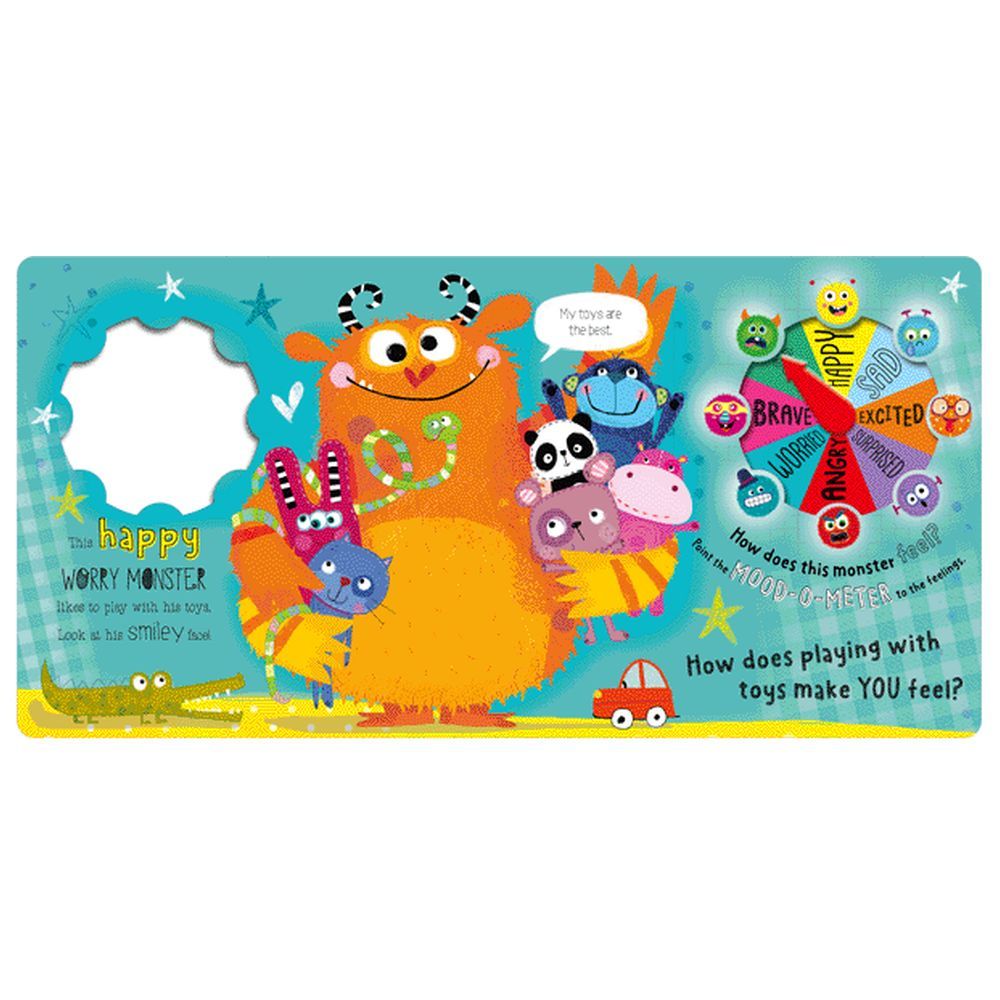 Make Believe Ideas - The Very Hungry Worry Monsters Mood-o-meter Board Book