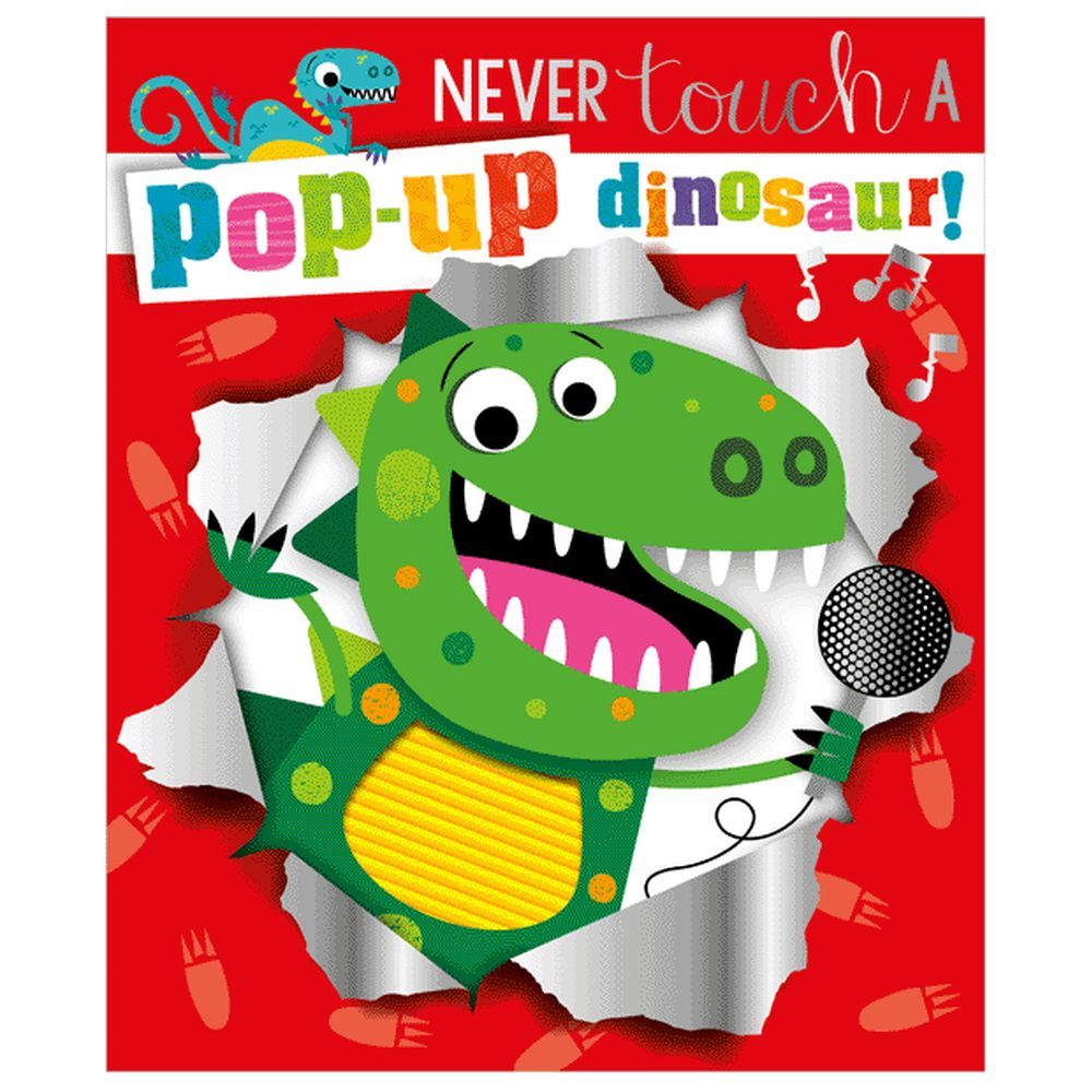 ميك بيليف آيدياز-  كتاب مصور Never Touch a Pop-up Dinosaur! 