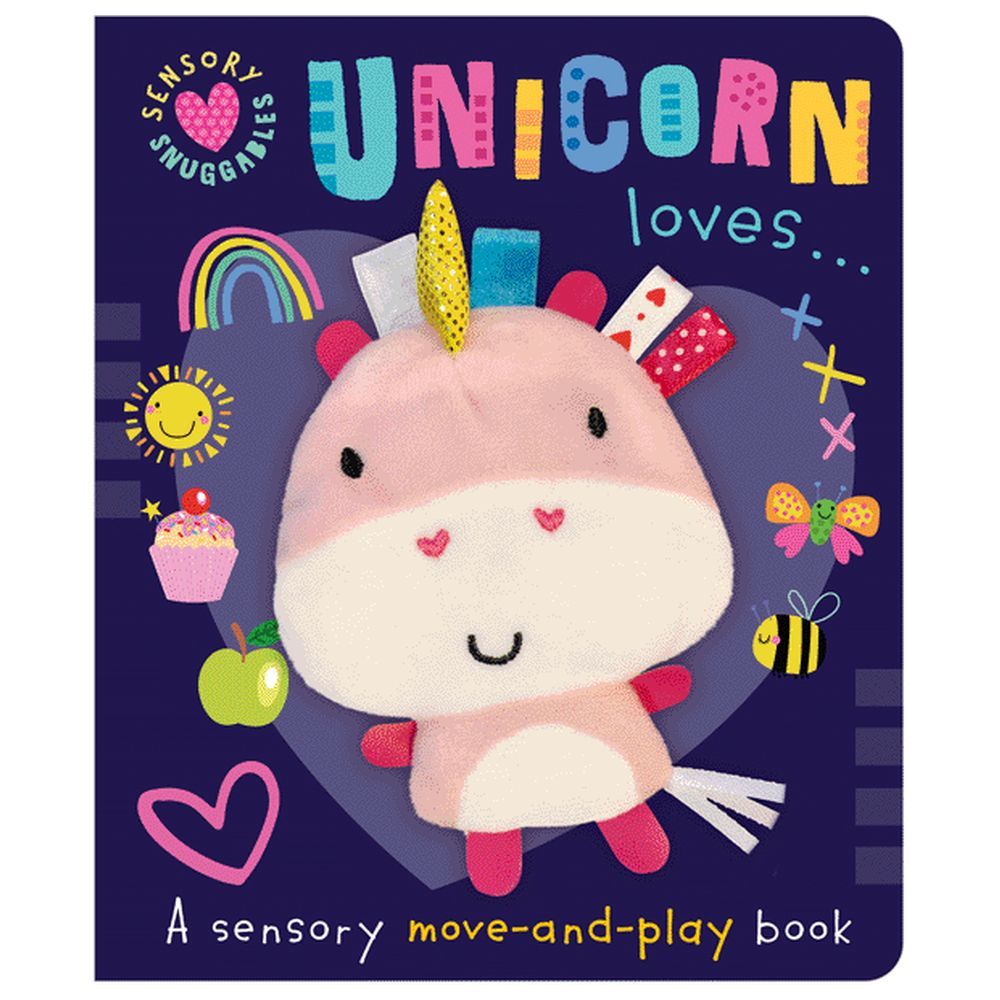 ميك بيليف آيدياز-  كتاب حسي Sensory Snuggables Unicorn Love